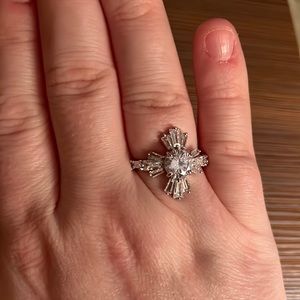 Beautiful diamond cubic zirconia ring!